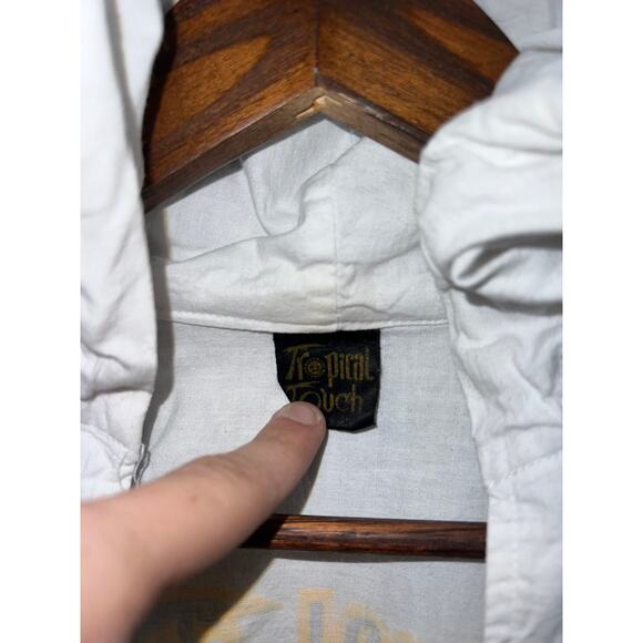 Vintage Tropical Touch Hoodie Cozumel Wind Surfing Surf Windbreaker M - Picture 6 of 14
